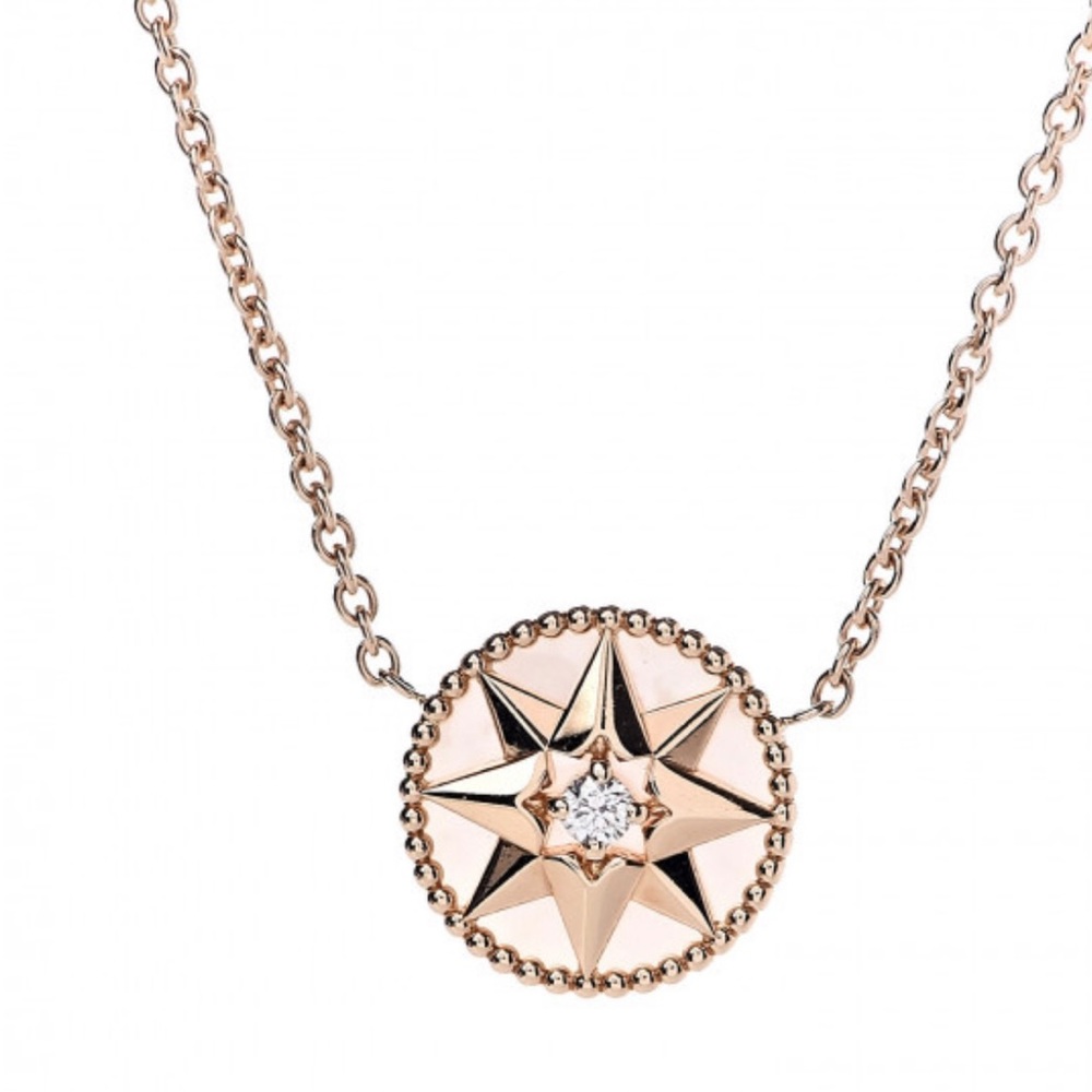 Dior Rose des vents gold Pearl necklace - Picture 9 of 9
